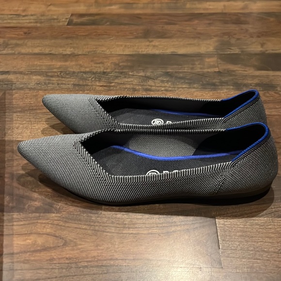 Rothy's the point cloud grey birdseye, worn once box included - Picture 1 of 4